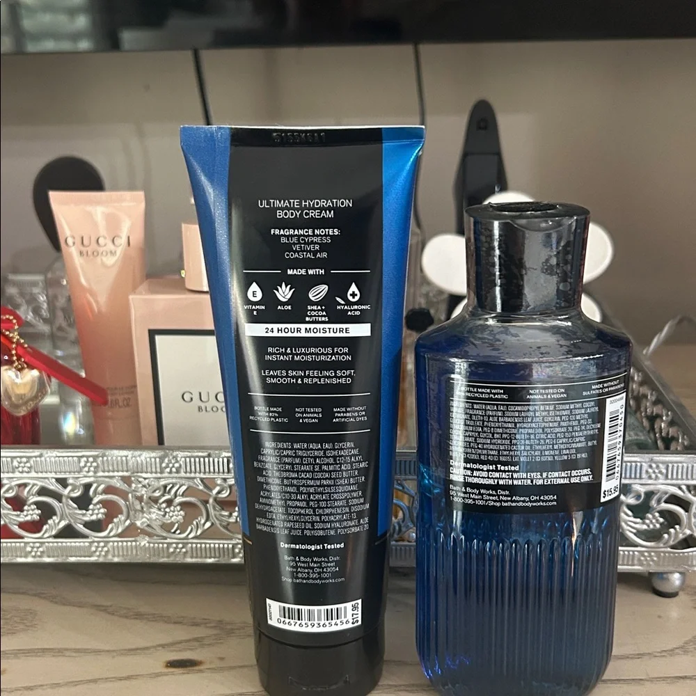 New m Bath and body works Body Wash and Body Cream